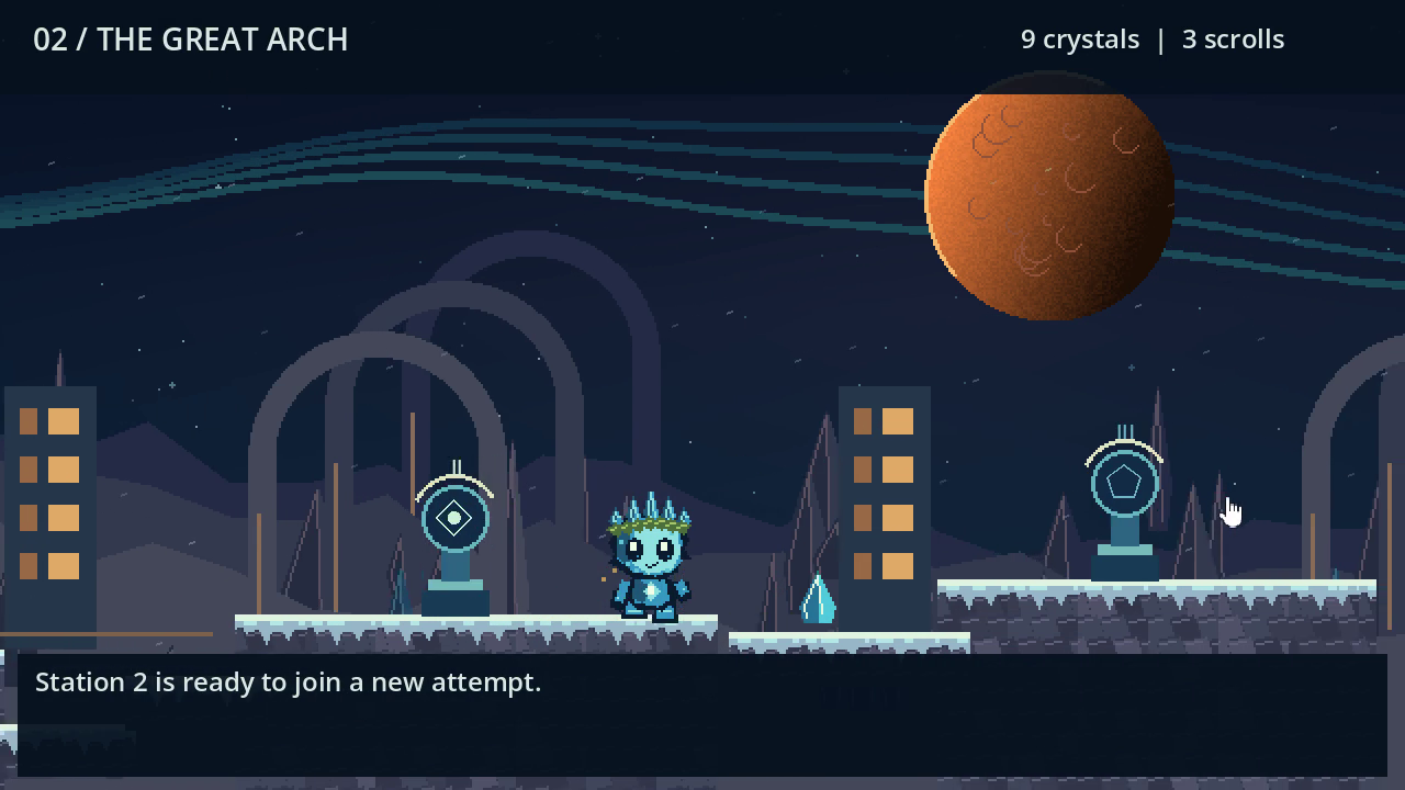 Actual gameplay capture from the later chapter.