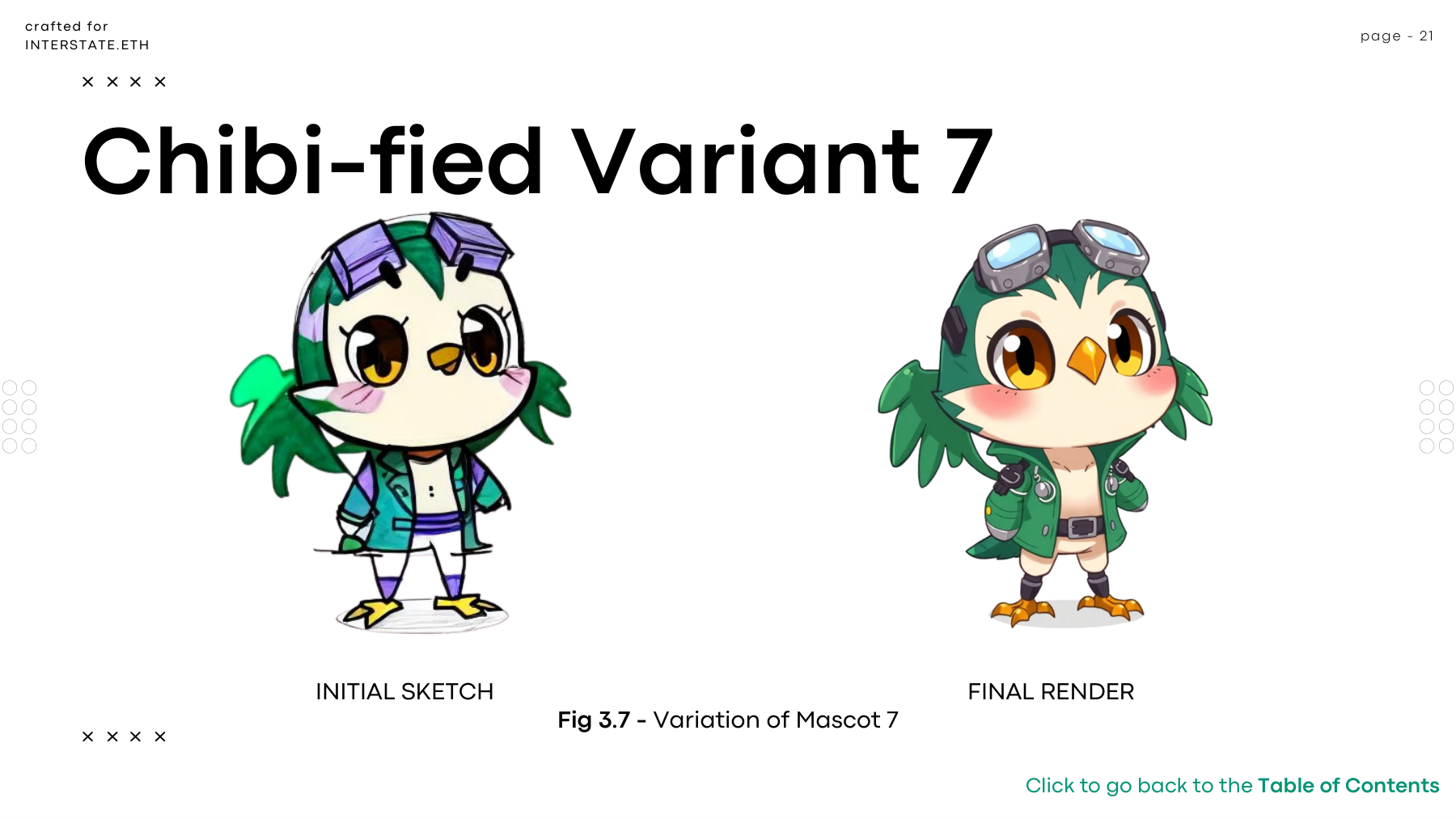 Chibi-fied Variant 7: sketch and render.